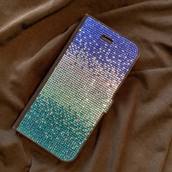 Crystal Luxury Wallet Phone Cases - Multi Colors - Picture 4 of 11